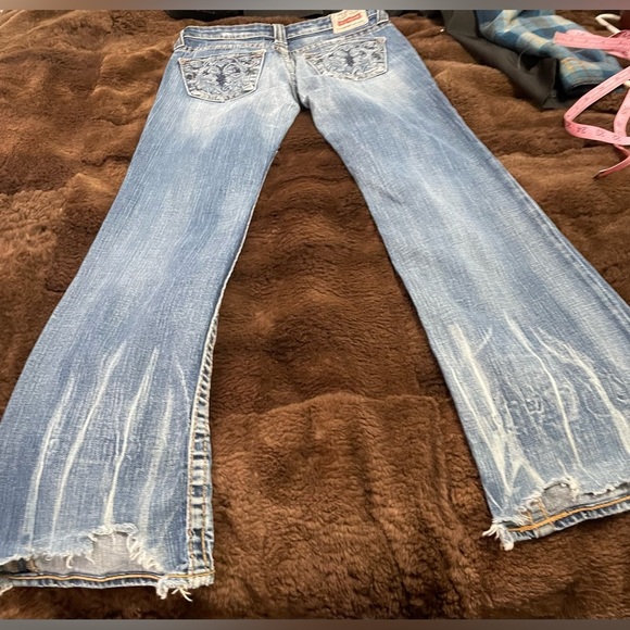Super Sexy Big Star Low Rise Flare Bell Bottom Jeans - Picture 10 of 14